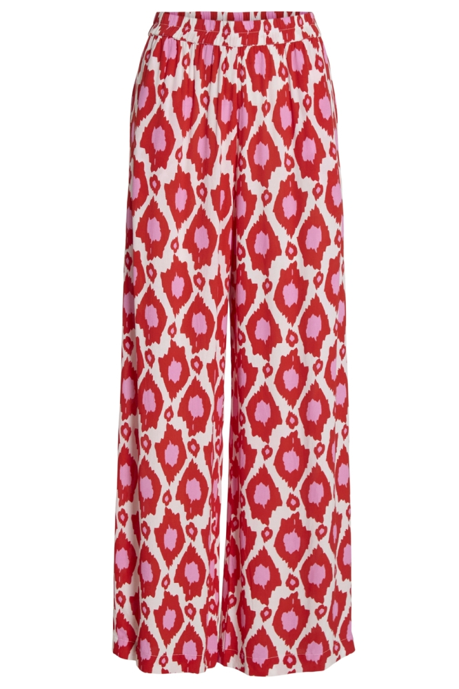 VIKIKKI HW WIDE PANTS/TES 14109539 AURORA RED